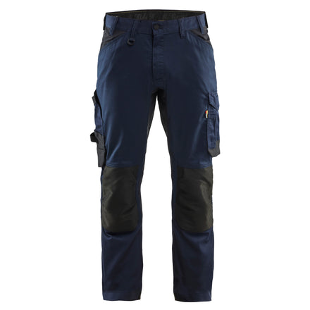 Blaklader 17511832 Craftsman Trousers With Stretch Dark Navy Blue Main