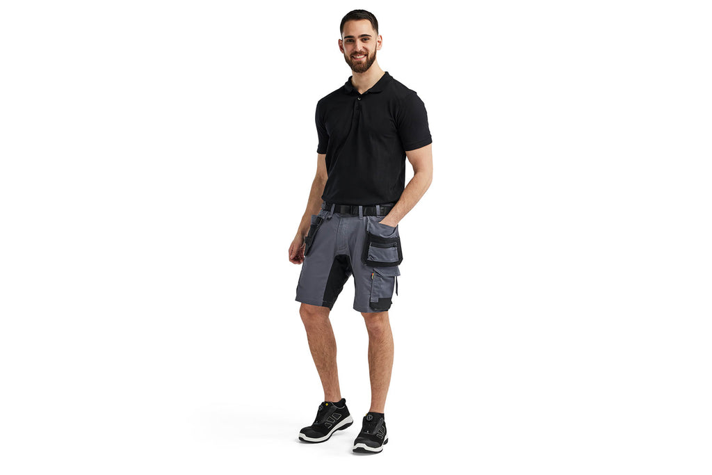 Blaklader 1752 Mid Grey Craftsman Shorts Stretch
