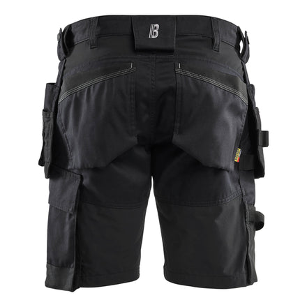 Blaklader 1752 Craftsman Shorts Stretch Black Back