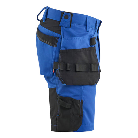 Blaklader 1752 Craftsman Shorts Stretch Cornflower Blue Black Right
