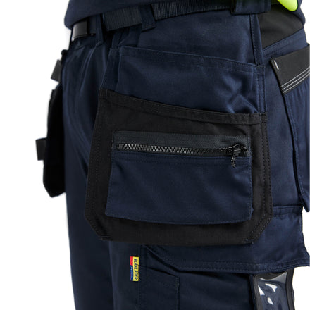 Blaklader 1752 Craftsman Shorts Stretch Dark Navy Blue Feature 1