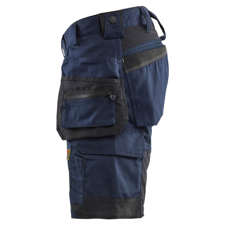 Blaklader 1752 Craftsman Shorts Stretch Dark Navy Blue Left