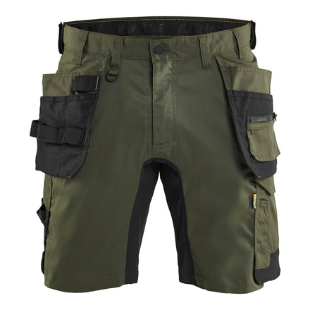 Blaklader 1752 Craftsman Shorts Stretch Forest Night Black Main