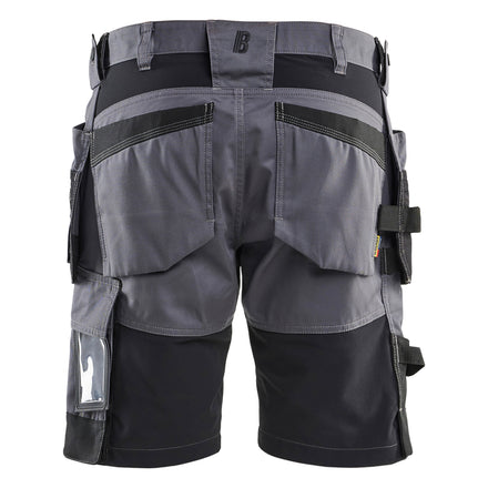 Blaklader 1752 Craftsman Shorts Stretch Mid Grey Back