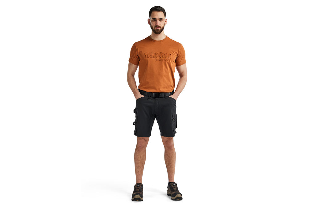 Blaklader 1753 Mid Grey Craftsman Shorts Stretch