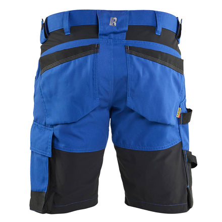 Blaklader 1753 Cornflower Blue/Black Craftsman Shorts Stretch