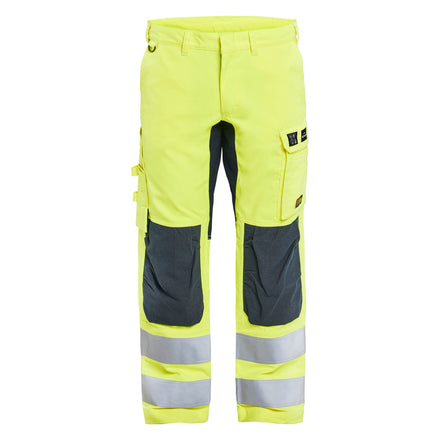 Blaklader 1788 Multinorm Inherent Trousers With Stretch Hi Vis Yellow Navy Blue Main