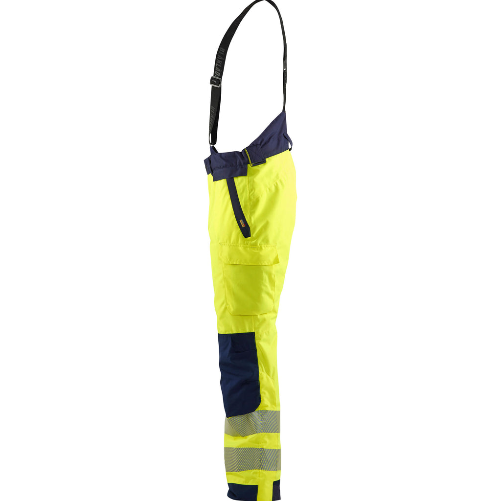 Blaklader 1875 Hi-Vis Yellow/Navy Blue Winter Trousers