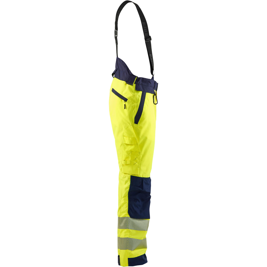 Blaklader 1875 Hi-Vis Yellow/Navy Blue Winter Trousers