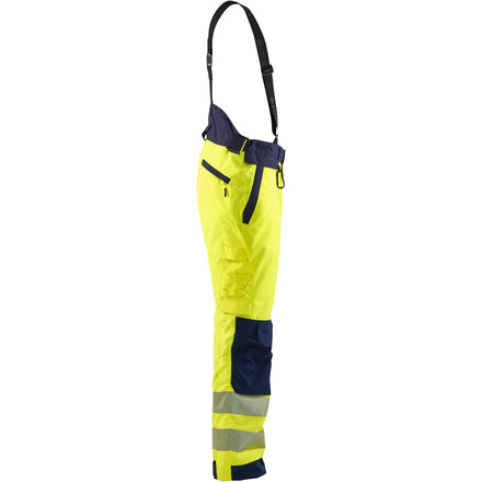 Blaklader 1875 Hi-Vis Yellow/Navy Blue Winter Trousers