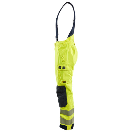 Blaklader 1881 Hi-Vis Yellow/Navy Blue Arc Flash & Fire Retardant Multinorm Shell Trousers
