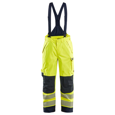 Blaklader 1881 Hi-Vis Yellow/Navy Blue Arc Flash & Fire Retardant Multinorm Shell Trousers
