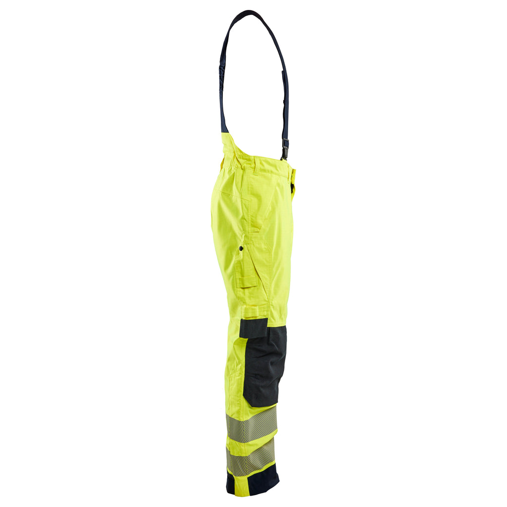 Blaklader 1881 Hi-Vis Yellow/Navy Blue Arc Flash & Fire Retardant Multinorm Shell Trousers