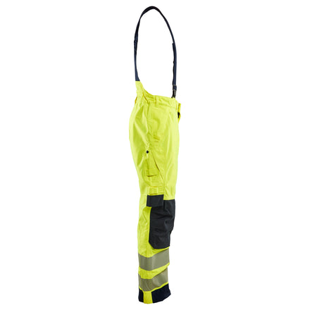 Blaklader 1881 Hi-Vis Yellow/Navy Blue Arc Flash & Fire Retardant Multinorm Shell Trousers