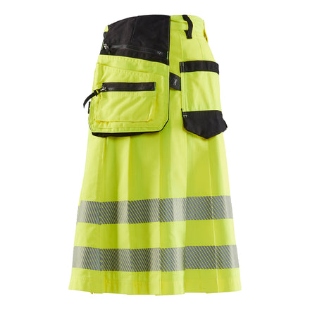 Blaklader 1921 Hi Vis Kilt Hi Vis Yellow Black Left