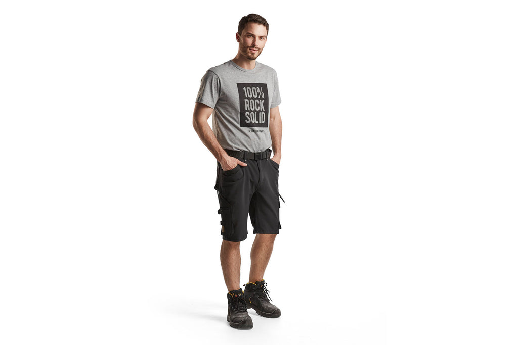 Blaklader 1987 Dark Navy/Black Craftsman Shorts In 4-Way Stretch X1900