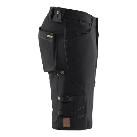 Blaklader 1987 Craftsman Shorts In 4 Way Stretch X1900 Black Right