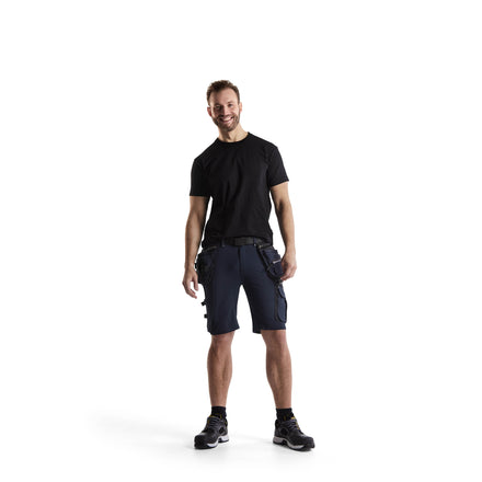 Blaklader 1988 Craftsman Shorts 4 Way Stretch X1900 Dark Navy Black Model