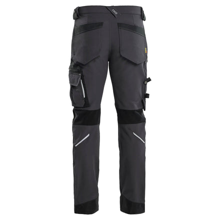 Blaklader 1989 Craftsman Trousers 4 Way Stretch X1900 Black Black Back