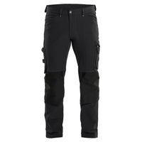 Blaklader 1989 Craftsman Trousers 4 Way Stretch X1900 Black Main