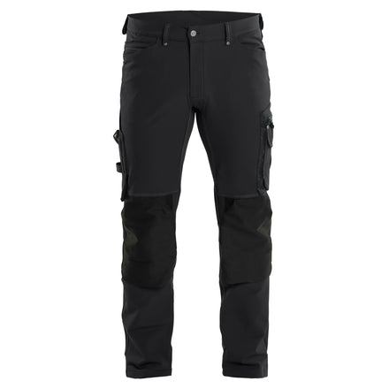 Blaklader 1989 Craftsman Trousers 4 Way Stretch X1900 Black Main