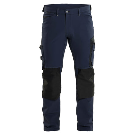 Blaklader 1989 Craftsman Trousers 4 Way Stretch X1900 Dark Navy Black Main