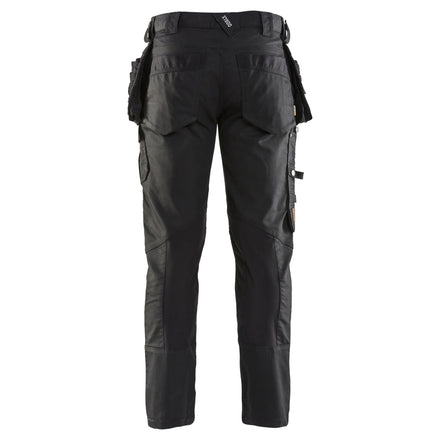 Blaklader 1990 Craftsman Trousers Stretch X1900 Black Black Back