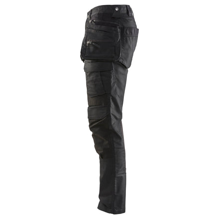 Blaklader 1990 Craftsman Trousers Stretch X1900 Black Black Left