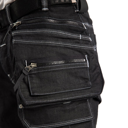 Blaklader 1990 Craftsman Trousers Stretch X1900 Black Feature 2