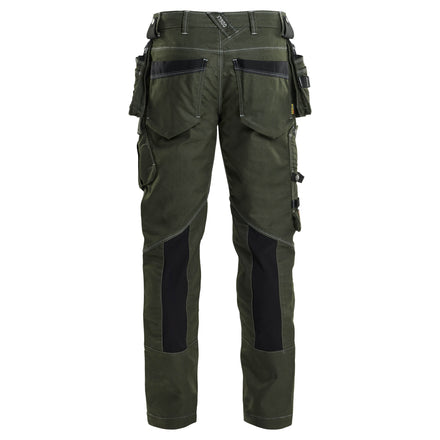 Blaklader 1990 Craftsman Trousers Stretch X1900 Forest Night Black Back