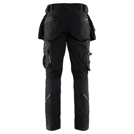 Blaklader 1998 Craftsman Trousers 4 Way Stretch X1900 Black Back