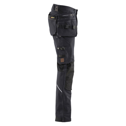 Blaklader 1998 Craftsman Trousers 4 Way Stretch X1900 Black Black Right