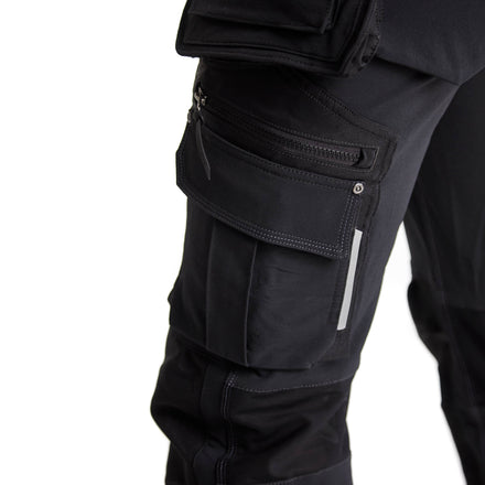 Blaklader 1998 Craftsman Trousers 4 Way Stretch X1900 Black Feature 5