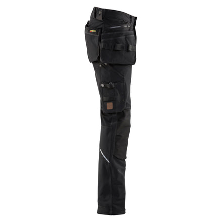 Blaklader 1998 Craftsman Trousers 4 Way Stretch X1900 Black Right