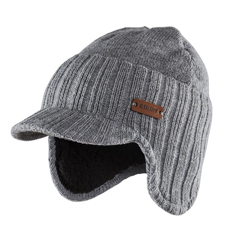 Blaklader 2067 Winter Cap With Ear Flaps Black Melange