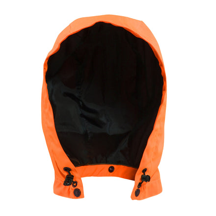 Blaklader 2165 Hi Vis Hood Hi Vis Orange Navy Blue Back
