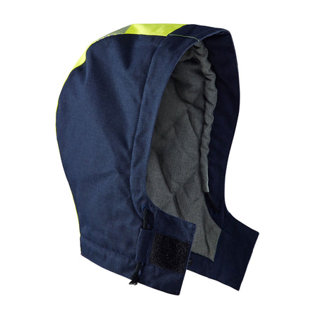 Blaklader 2167 Multinorm Winter Hood Hi Vis Yellow Navy Blue
