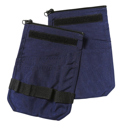 Blaklader 2183 Holster Pockets With Zipper For 1810 1883 1885 2660 2662 2 Pack Navy Blue