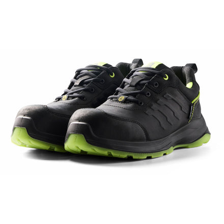Blaklader 2412 Sprinter Safety Shoe S3S Black Lime Green Left