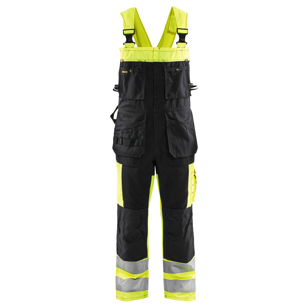 Blaklader 2603 Hi Vis Bib Overalls Hi Vis Yellow Black Main