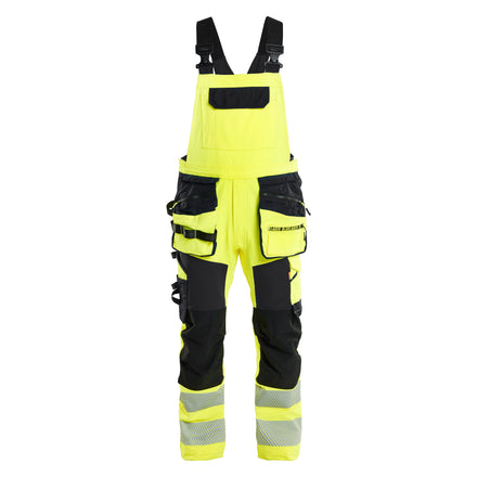 Blaklader 2626 Hi Vis Bib Overalls 4 Way Stretch Hi Vis Yellow Black Main