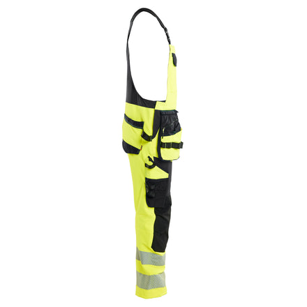 Blaklader 2626 Hi Vis Bib Overalls 4 Way Stretch Hi Vis Yellow Black Right