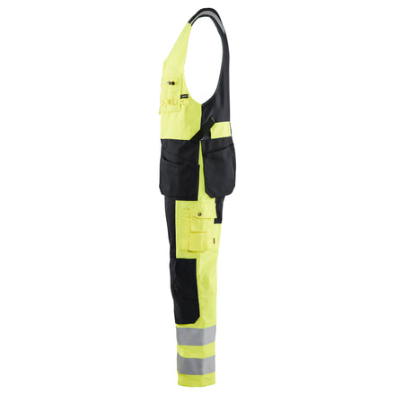 Blaklader 2653 Hi Vis Sleeveless Overall Hi Vis Yellow Black Left