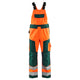 Blaklader 2660 Hi Vis Bib Trousers Hi Vis Orange Green Main