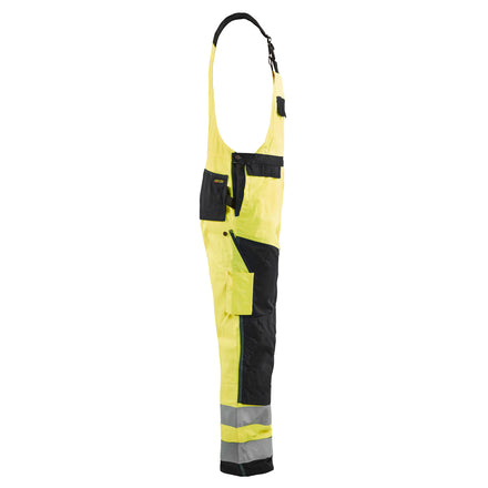 Blaklader 2660 Hi Vis Bib Trousers Hi Vis Yellow Black Right