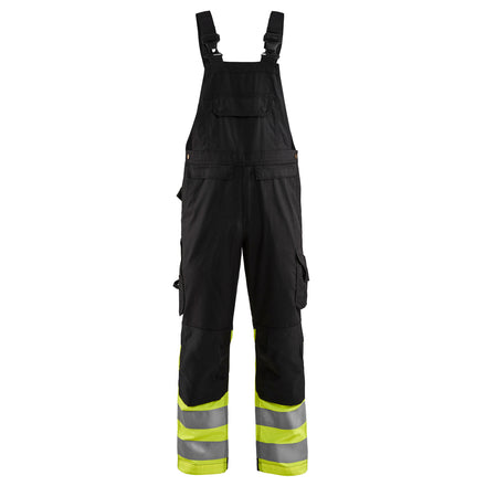 Blaklader 2662 Hi Vis Bib Overall Black Hi Vis Yellow Main