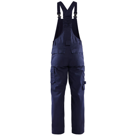 Blaklader 2824 Anti Flame Bib Trousers Navy Blue Back