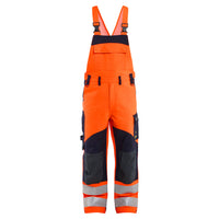 Blaklader 2889 Multinorm Inherent Bib Hi Vis Orange Navy Blue Main