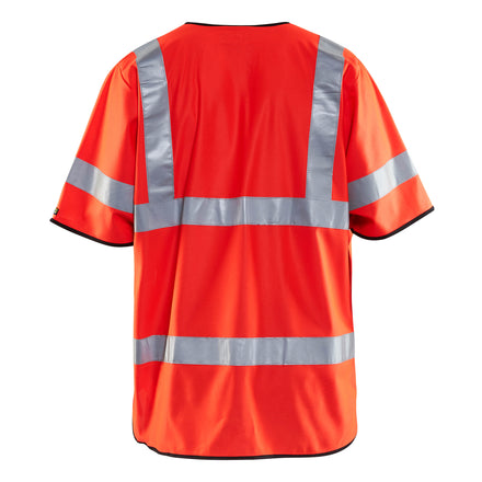 Blaklader 3023 Hi Vis Vest Class 3 Hi Vis Red Back