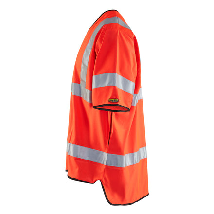 Blaklader 3023 Hi Vis Vest Class 3 Hi Vis Red Left